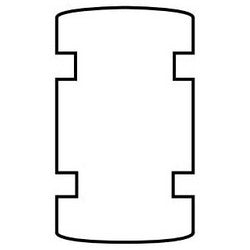 Corbin Russwin 695F257047 | Cylinder Pyramid High Security Master Pin, 0.047" Length, Stainless Steel, 100 each per Vial