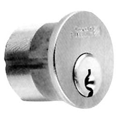 Corbin Russwin CR1000-118-A01-D3-626 | Mortise Cylinder, Conventional, 6-Pin, Cloverleaf Cam, D3 Keyway, 1-1/8" Length, Satin Chrome Plated