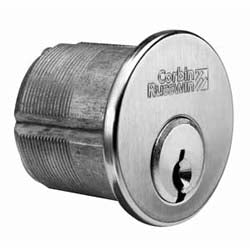 Corbin Russwin CR1000-114-A01-67A1-626 | 6?Pin Clover?Cam Cylinder (67A1 Keyway), Satin Chrome