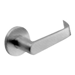 Corbin Russwin ML2010-NSA-626-RH | Mortise Door Lockset, Right Hand, Newport, Cast Lever, Wrought Rose, ANSI F01, Satin Chrome Plated, for Passage/Closet