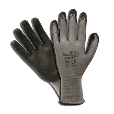 Cordova Safety Products 6993M | Cor-Touch Sand Grip Nitrile Coated Gloves Polyester, Medium