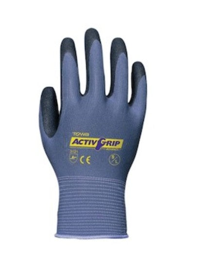 Cordova Safety Products AG581XL | TOWA ActivGrip Advance Nitrile/Kevlar Coated Gloves Nylon, X-Large