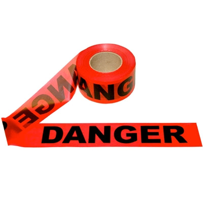 Cordova Safety Products T40211 | Barrier Tape Red, Danger, 3"H X 1000'L