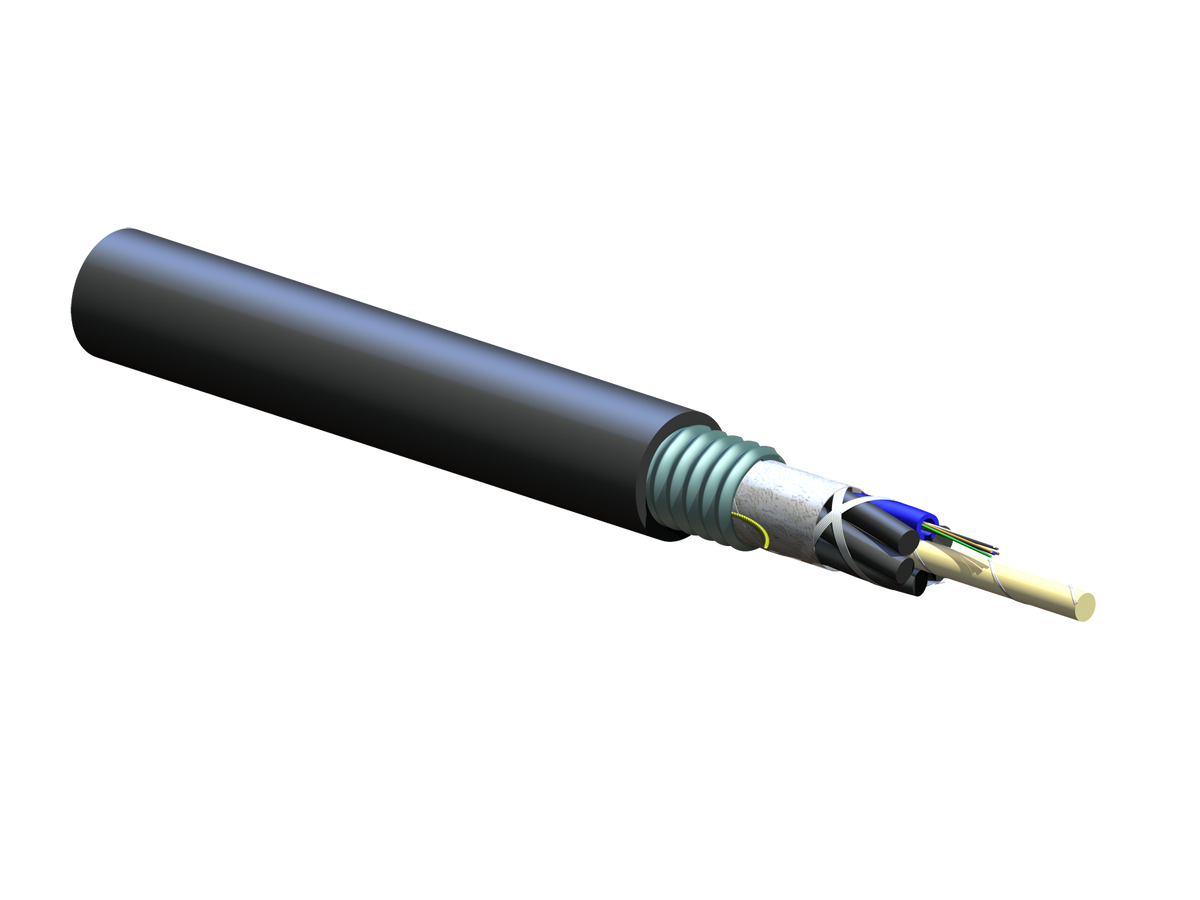 Corning 006KUC-T4130D20 | ALTOS Lite Loose Tube, Gel-Free, Single-Jacket, Single-Armored Cable