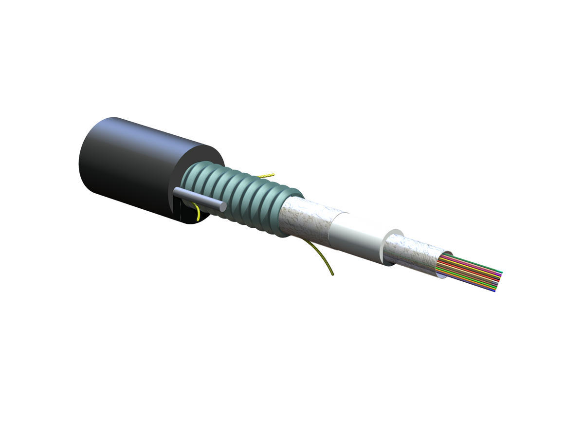 Corning 012EC5-14100D53 | SST-Ribbon Single-Tube, Gel-Free, Armored Cable