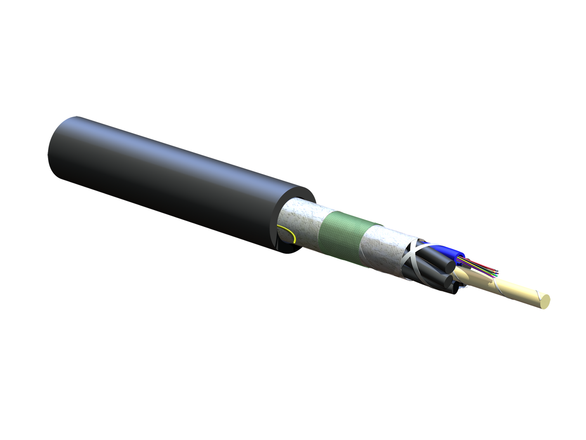 Corning 012EUZ-T4101D20 | LSZH Loose Tube, Gel-Free, Single-Jacket Cable