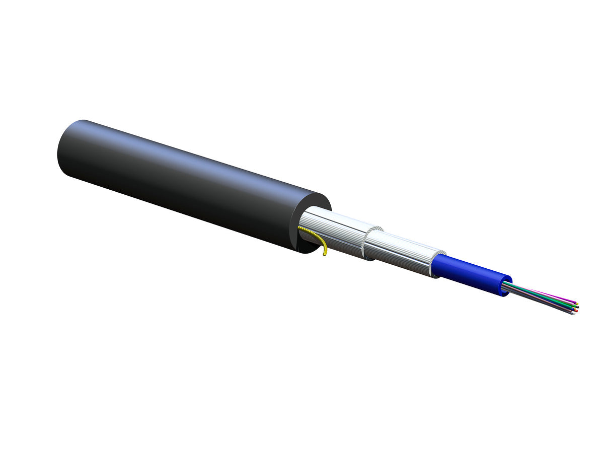 Corning 012TSP-T4131D20 | FREEDM LST Loose Tube, Gel-Free Cable, Plenum 12 F, 50 µm multimode (OM2)