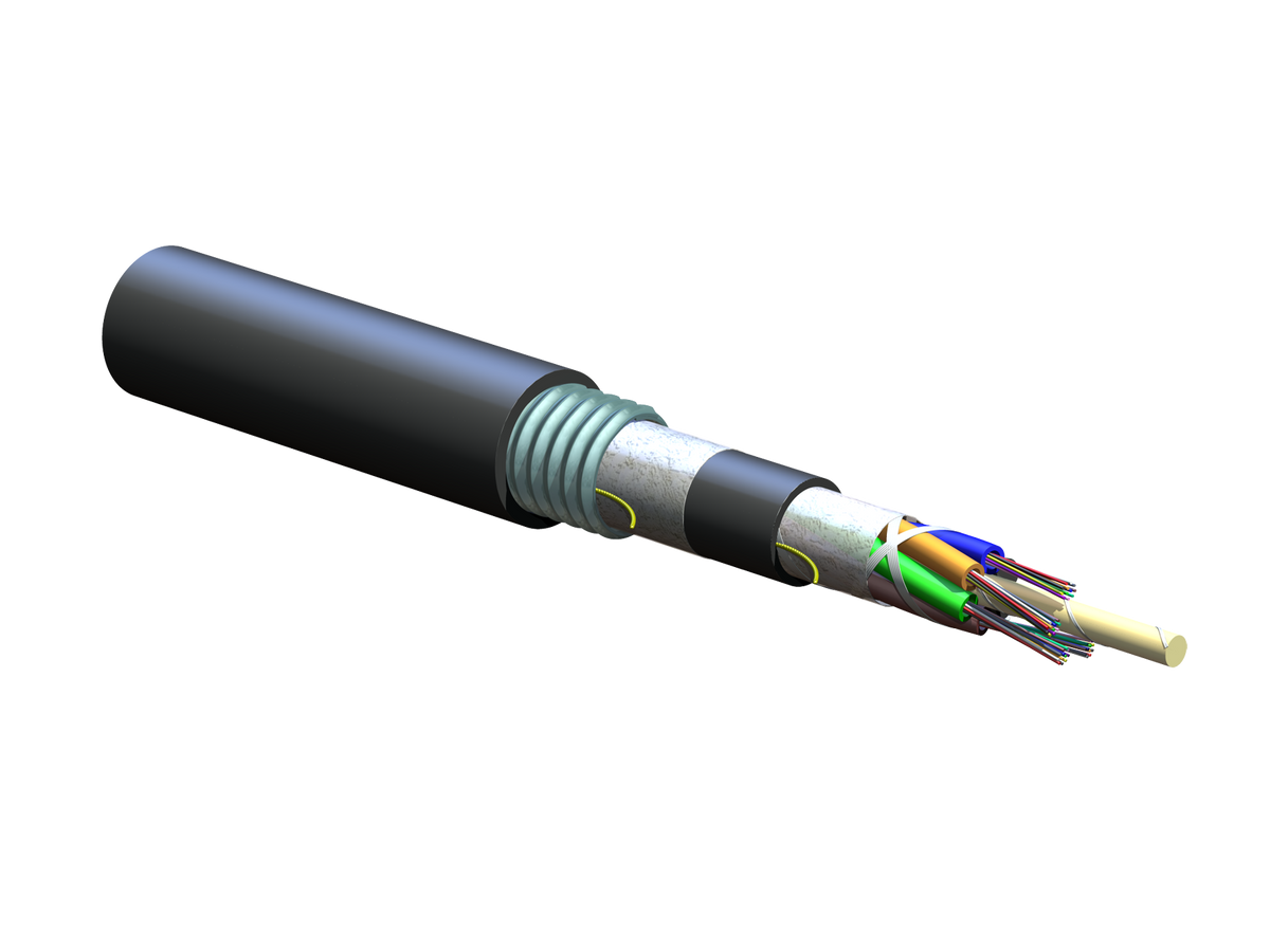 Corning 048EU5-T4101F20 | ALTOS Low-Temperature, Loose Tube, Gel-Free, Double-Jacket, Single-Armored Cable