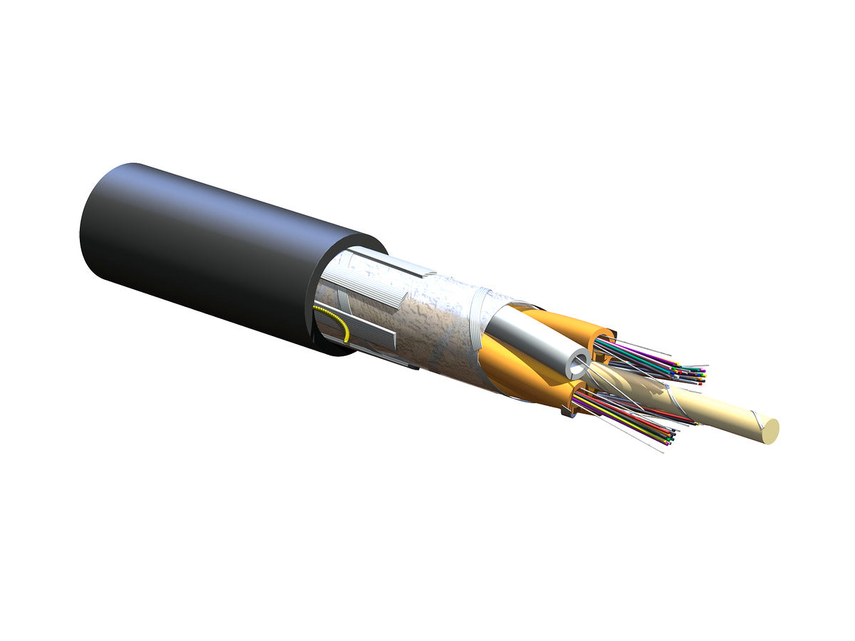 Corning 048KWP-T4130D20 | FREEDM Loose Tube, Gel-Free Cable, Plenum 48 F, 62.5 µm multimode (OM1)