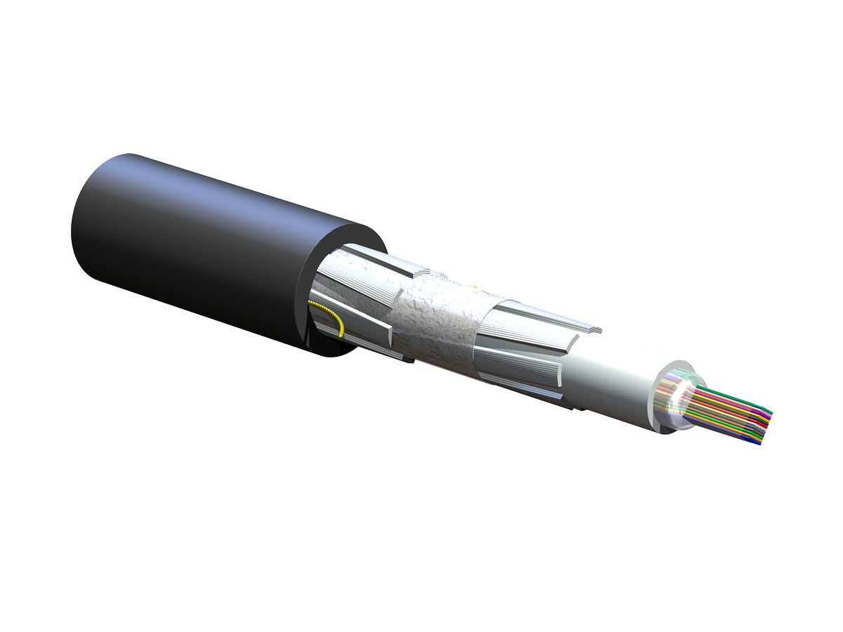 Corning 072ECZ-14101-20 | LSZH Ribbon Gel-Filled Cable 72 F, Single-mode (OS2)