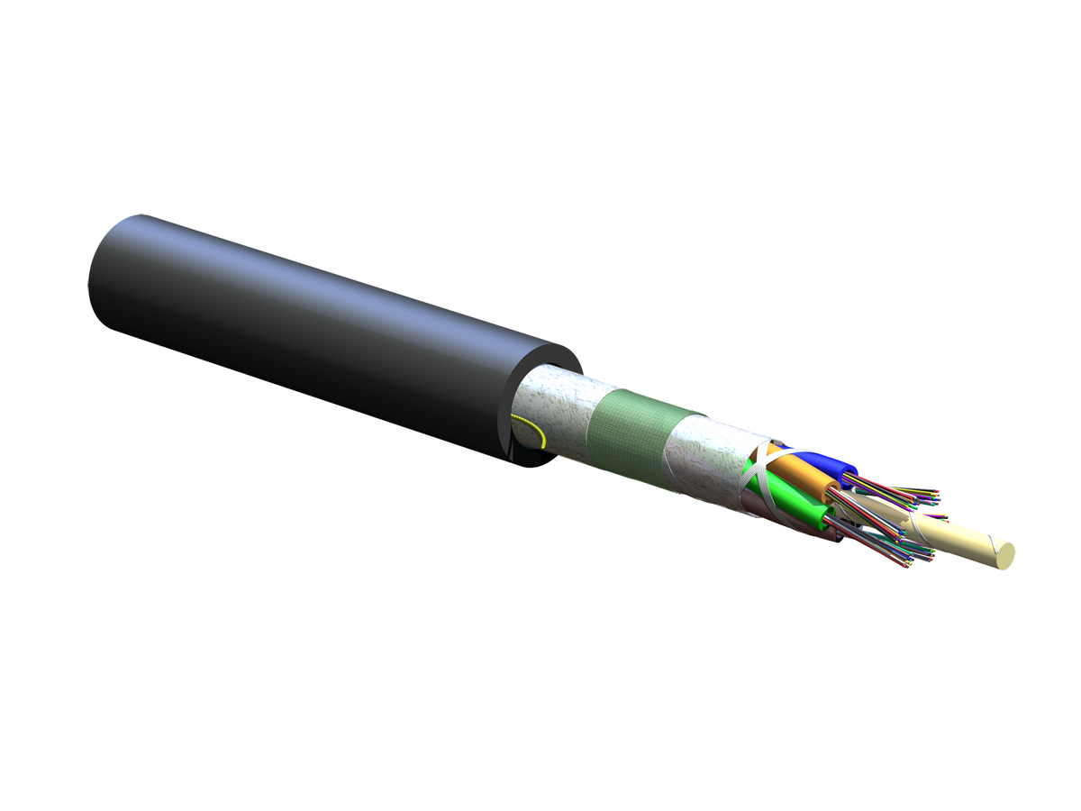 Corning 072EUZ-T4101D20 | LSZH Loose Tube, Gel-Free, Single-Jacket Cable