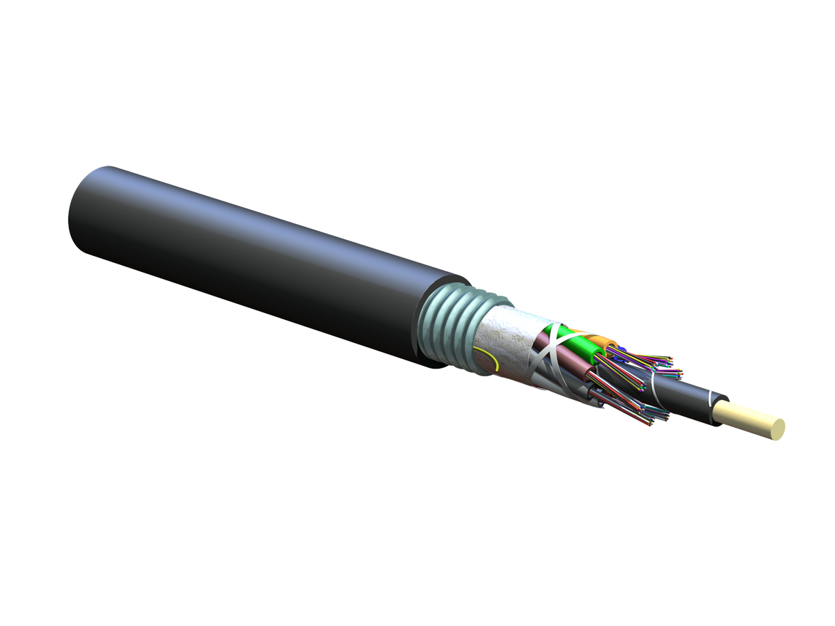 Corning 096EUC-T4100D20 | ALTOS Lite Loose Tube, Gel-Free, Single-Jacket, Single-Armored Cable