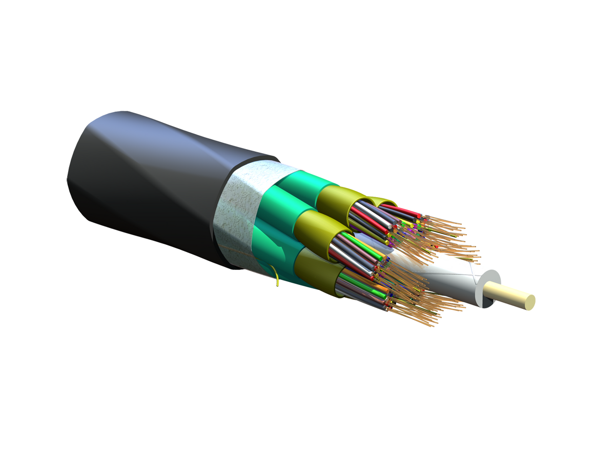 Corning 144T8P-Y3190-29 | FREEDM One Unitized, Tight-Buffered Cable, Plenum