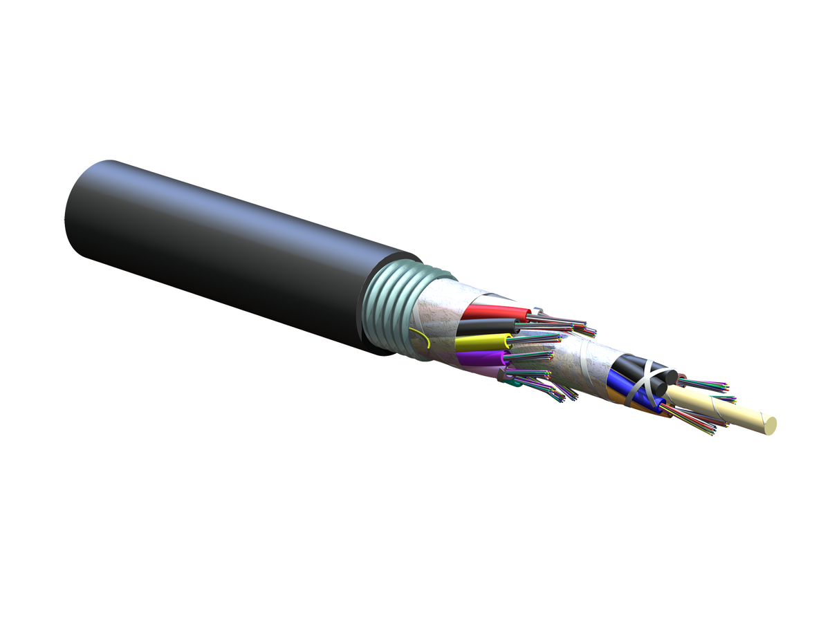 Corning 192EUC-T4101D20 | ALTOS Lite Loose Tube, Gel-Free, Single-Jacket, Single-Armored Cable