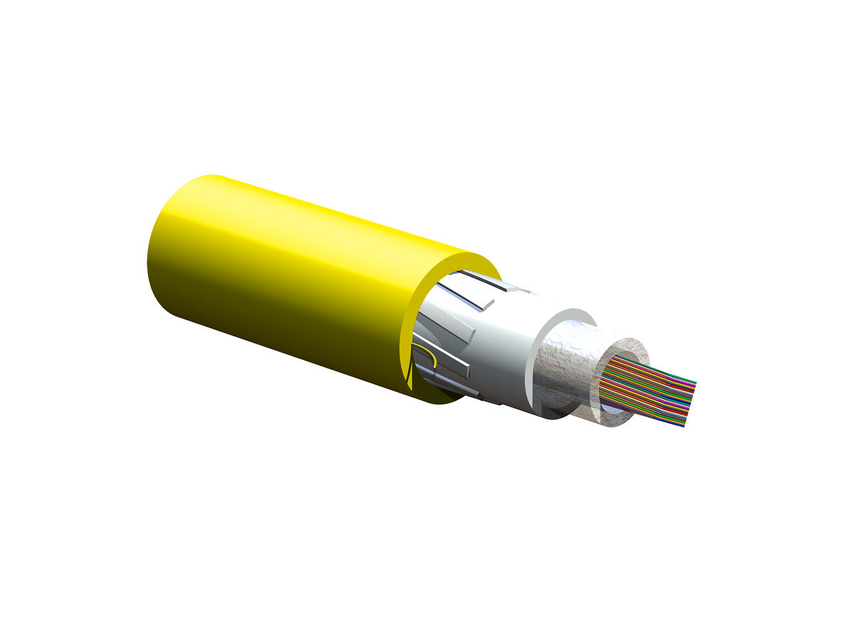 Corning 432EV7-14101D20 | Indoor Fiber Cable, 432-Fiber, OS2, Gel-Free, 21.5 mm OD