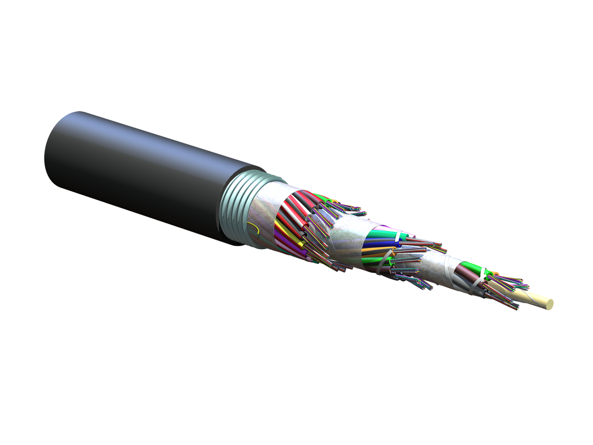 Corning 432ZUC-T4122D20 | ALTOS Lite Loose Tube, Gel-Free, Single-Jacket, Single-Armored Cable