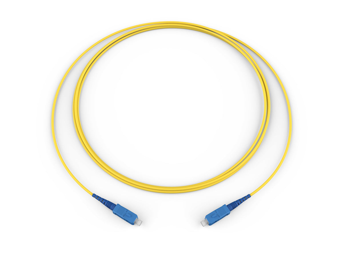 Corning 585801G2131003M | Fiber Optic Jumper, 1 F, SC to SC, Tight-Buffered Cable, Riser, 2.0 mm