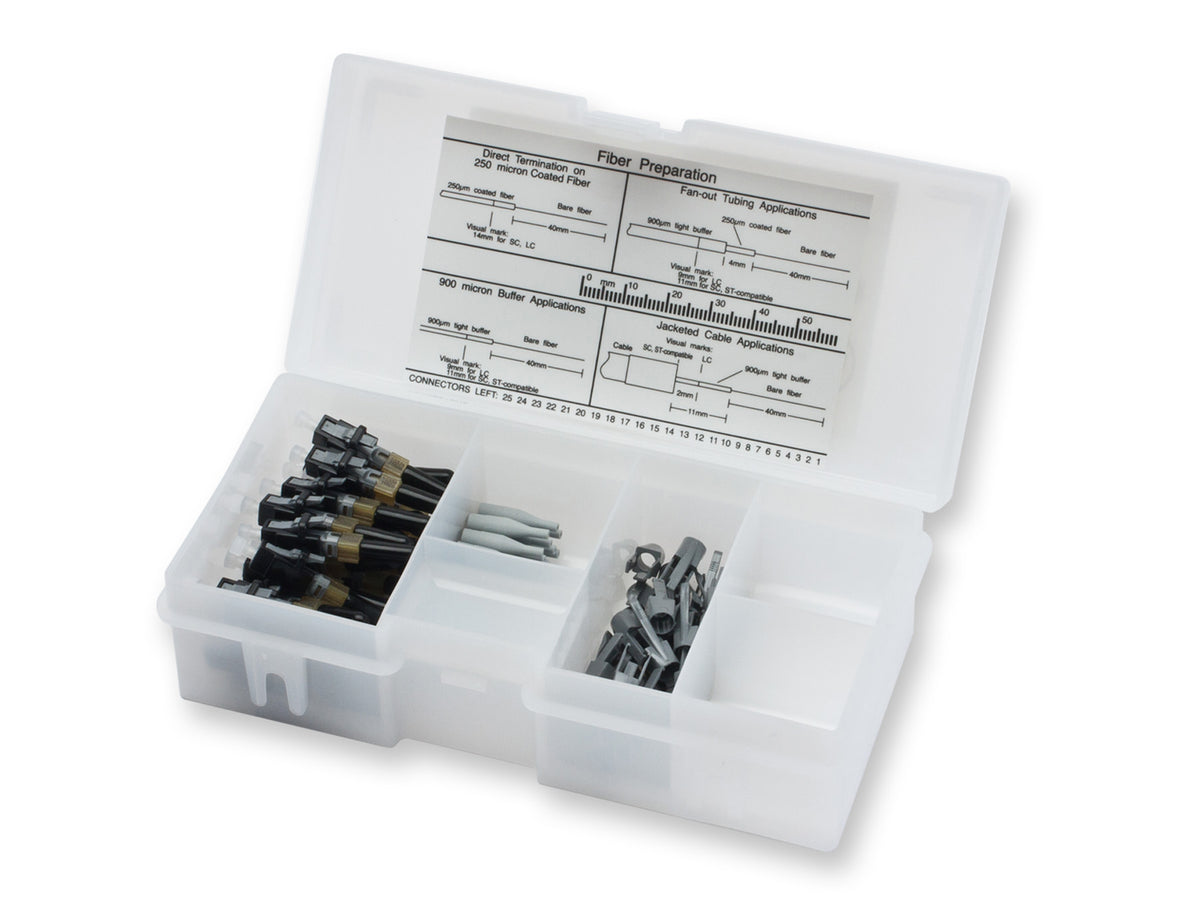 Corning 95-05X-KS-Z | UniCam Secure Keyed LC Connector, 50 µm multimode (OM3/OM4/OM4 extended 10G distance)