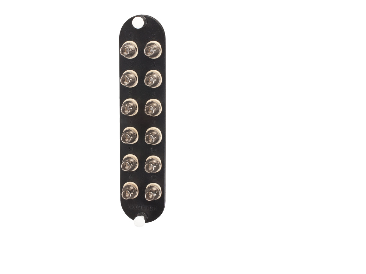 Corning CCH-CP12-15T | Closet Connector Housing (CCH) Panel, ST compatible Adapters