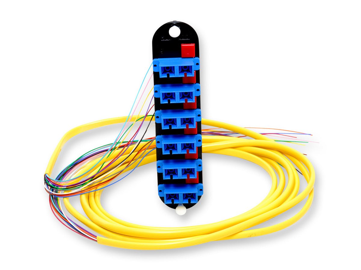 Corning CCH-CP12-59-P03RH | Closet Connector Housing (CCH) Panel, pigtailed, SC Connectors