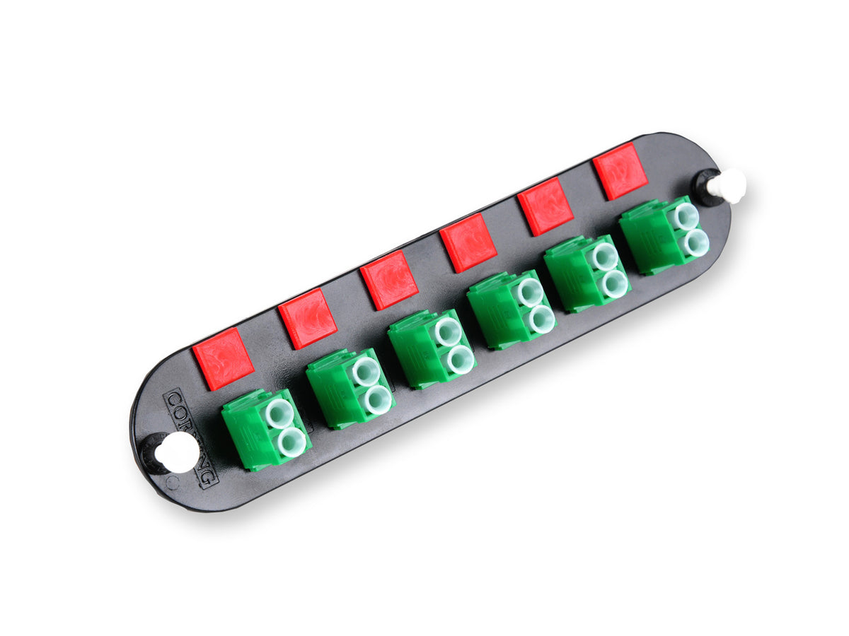 Corning CCH-CP12-KD | Closet Connector Housing (CCH) Panel, Keyed-Keyed LC Adapters