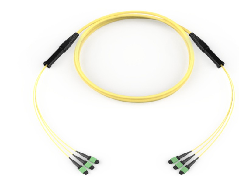 Corning GE7E724GPNDDU07 | EDGE8 MTP Trunk Universal, OS2 24F, Distribution Non-armored Indoor Plenum Cable, MTP 8F Pinned 33 in Legs to MTP 8F Pinned 33 in Legs, Grip: One End, 78 Feet