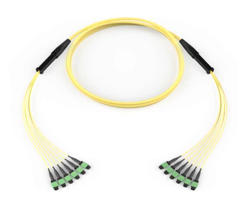 Corning GE7E748GPNDDU03 | EDGE8 MTP Trunk Universal, OS2 48F, Distribution Non-armored Indoor Plenum Cable, MTP 8F Pinned 33 in Legs to MTP 8F Pinned 33 in Legs, Grip: One End, 39 Feet