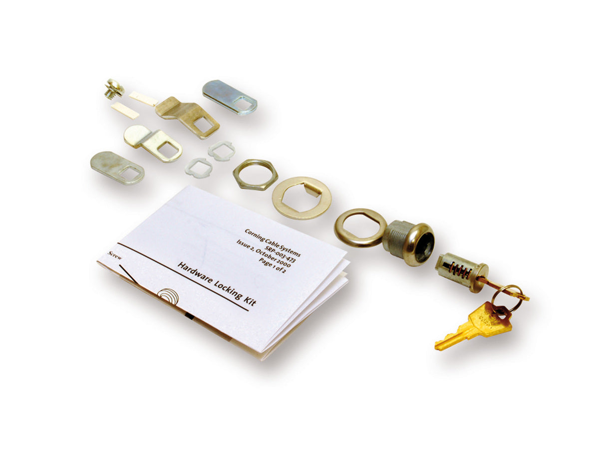 Corning HDWR-LOCK-KIT-2 | Lock Kits Field-Installable, includes 1 lock and key; keyed different from HDWR-LOCK-KIT