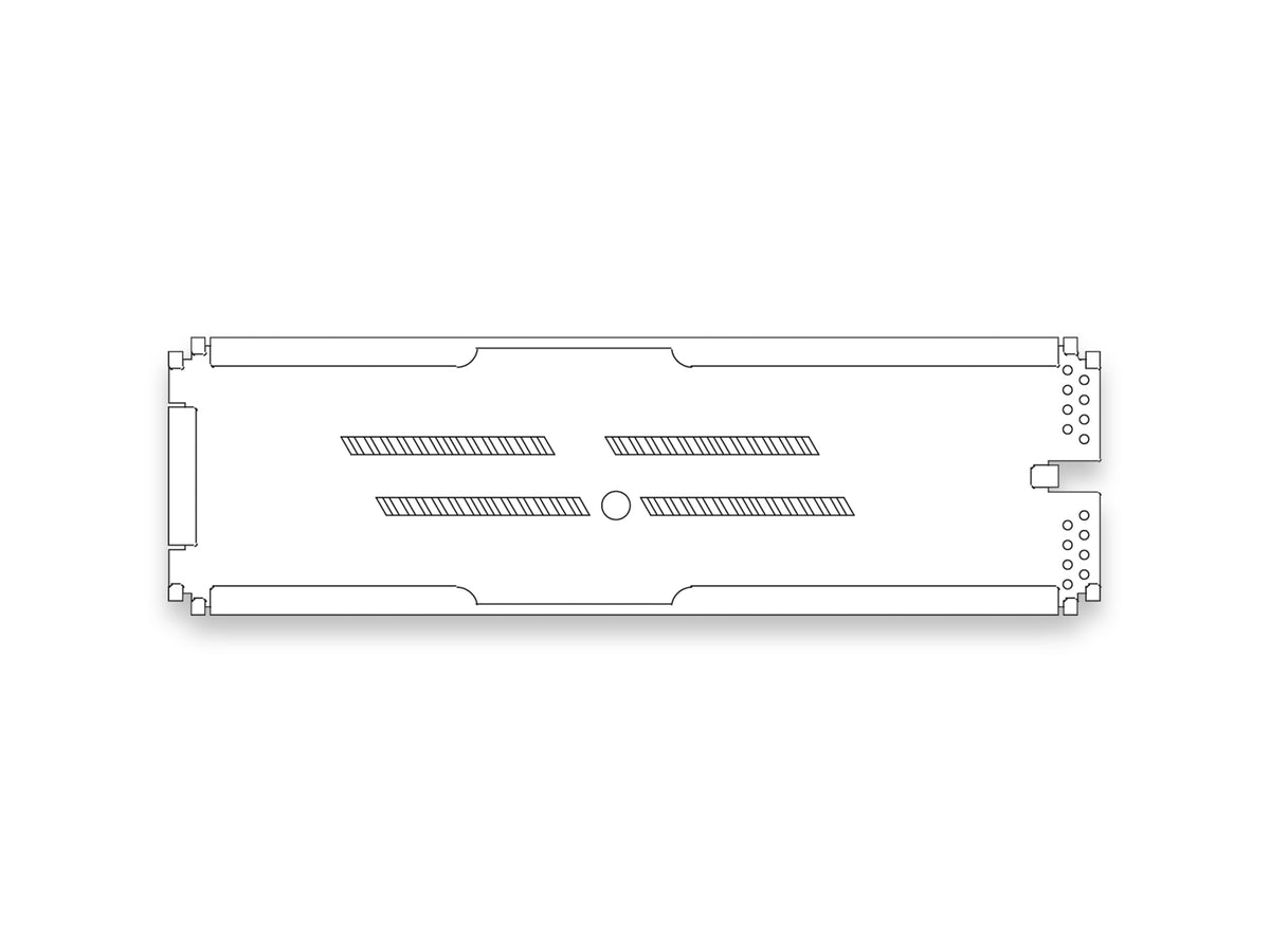 Corning M67-112 | Splice Tray, Heat-shrink Fusion Splices