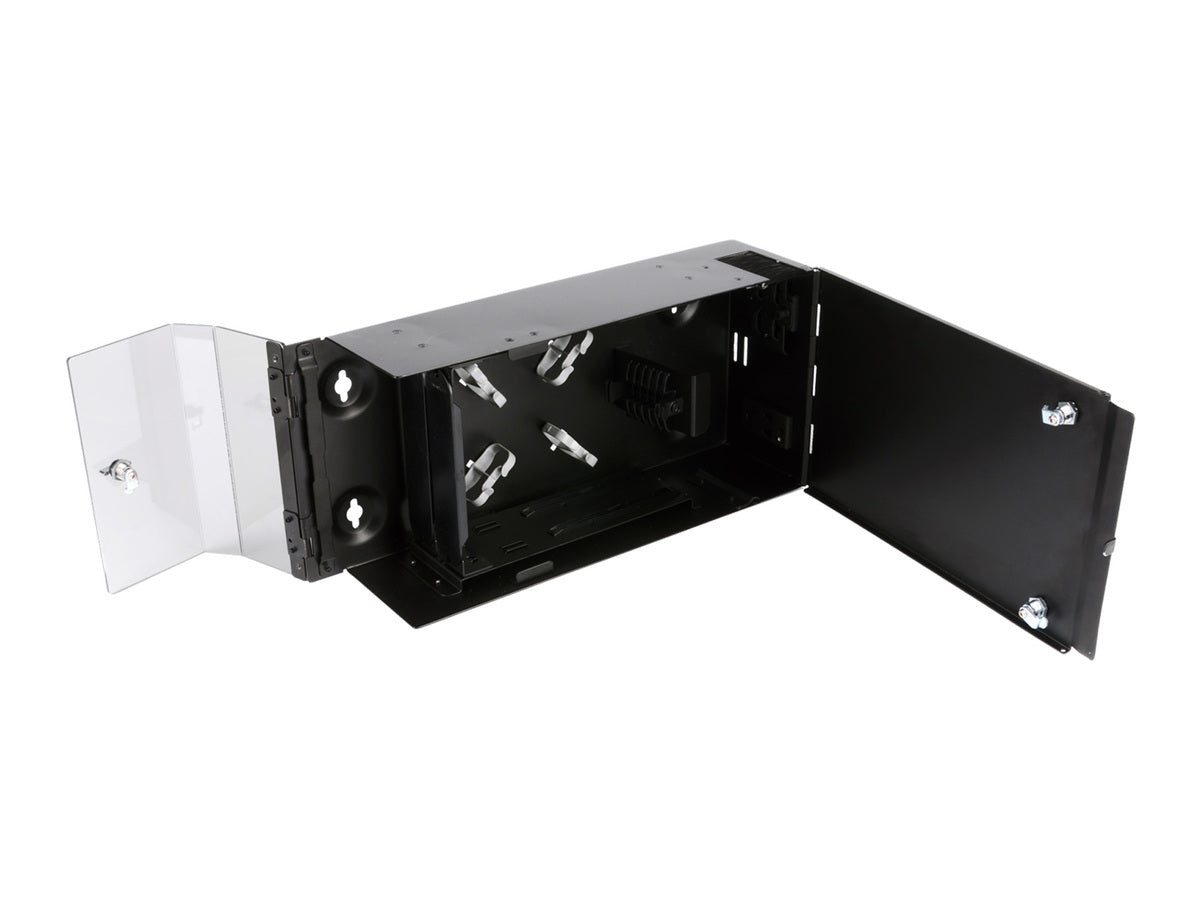Corning WCH-02P | Wall-Mountable Connector Housing (WCH) Holds 2 CCH connector panels/cassettes