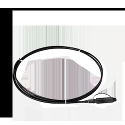 Corning 004301UB4FD025F | OptiTap SST-Drop Indoor/Outdoor Cable Assembly, OptiTap to stub end, 1F, Dielectric, Gel-Free