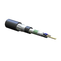 Corning 012TUL-T3680D2M - CABLE FIBER - 12-F OM3 INDOOR/OUTDOOR LT
