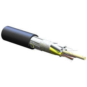 Corning 024EWP-T4101D20 | Fiber Optic Cable, Black, Singlemode (OS2), 24 Fiber