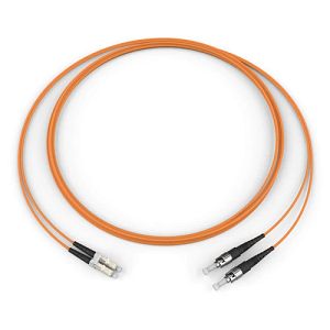 Corning 055002T5120002M | Fiber Optic Jumper, 2 F, LC Duplex to ST compatible, Zipcord Cable, Riser, 2.0 mm legs