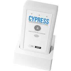 Cypress Integration Solutions HHR-3166-WH | 2.4 GHz Wireless Handheld Reader, HID iClass SE Dual Frequency, in White, CE Certified