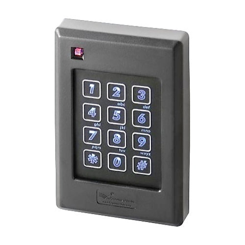 Cypress Integration Solutions P-640-H-A+OSDP | Proximity Reader and Keypad, Black, 5 to 16 VDC, Indoor/Outdoor, Single-Gang Mount