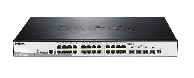 D-Link Systems Inc DGS-1510-28XMP | Gigabit Stackable Smart Managed Switch with 10G Uplinks