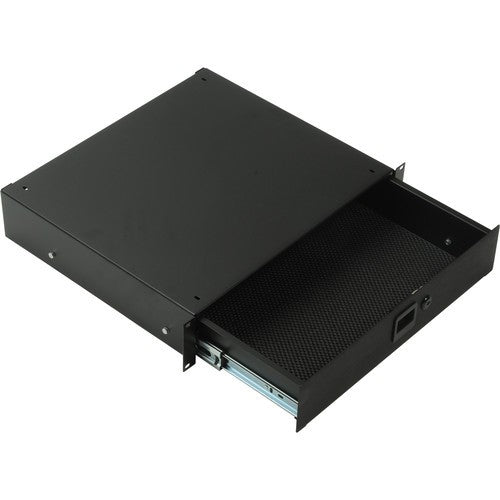 Middle Atlantic D2LK | Drawer, 2 RU, Anodized, with Lock