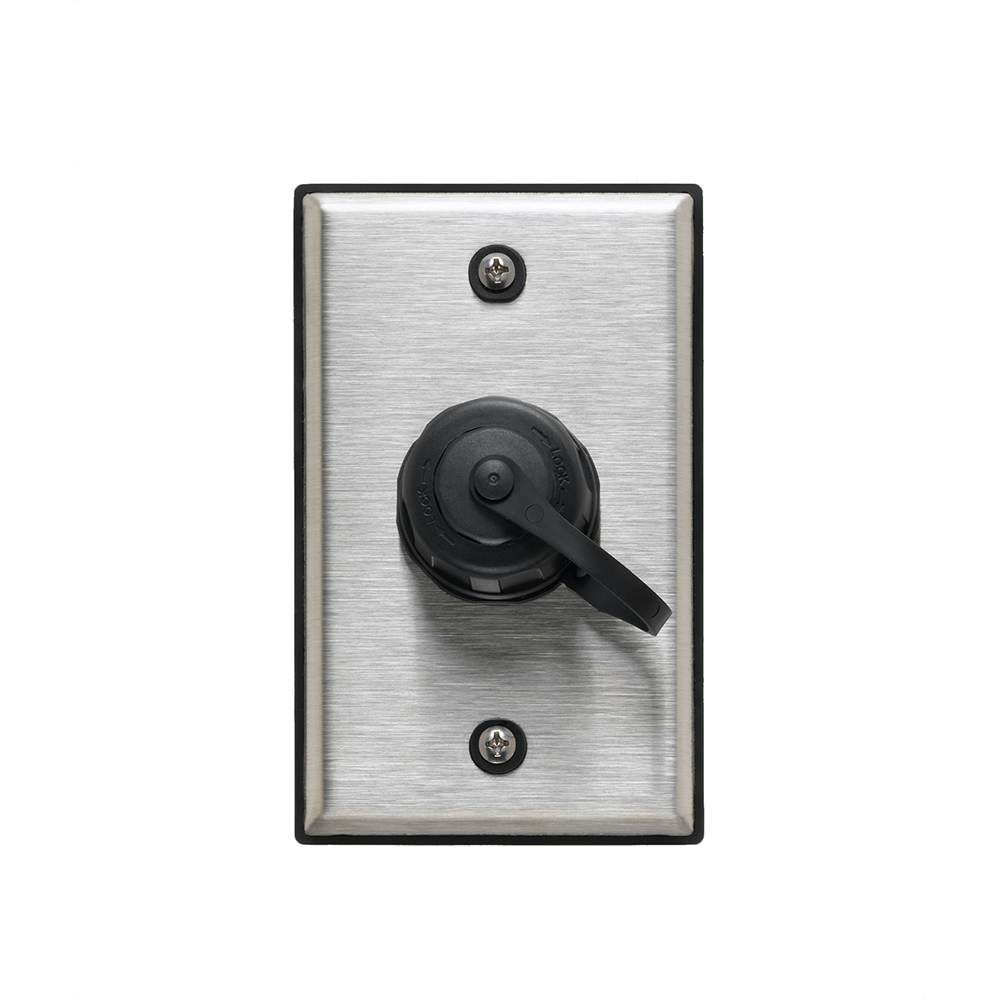 Leviton D670K-1S1 | DuraPort Industrial Outlet Kit, Single Gang, 1-Port