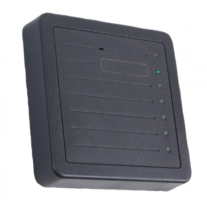 Bosch D8223 | Prox Pro Reader: provides Wiegand protocol interface capability in a black, easily mounted, weather-resistant enclosure