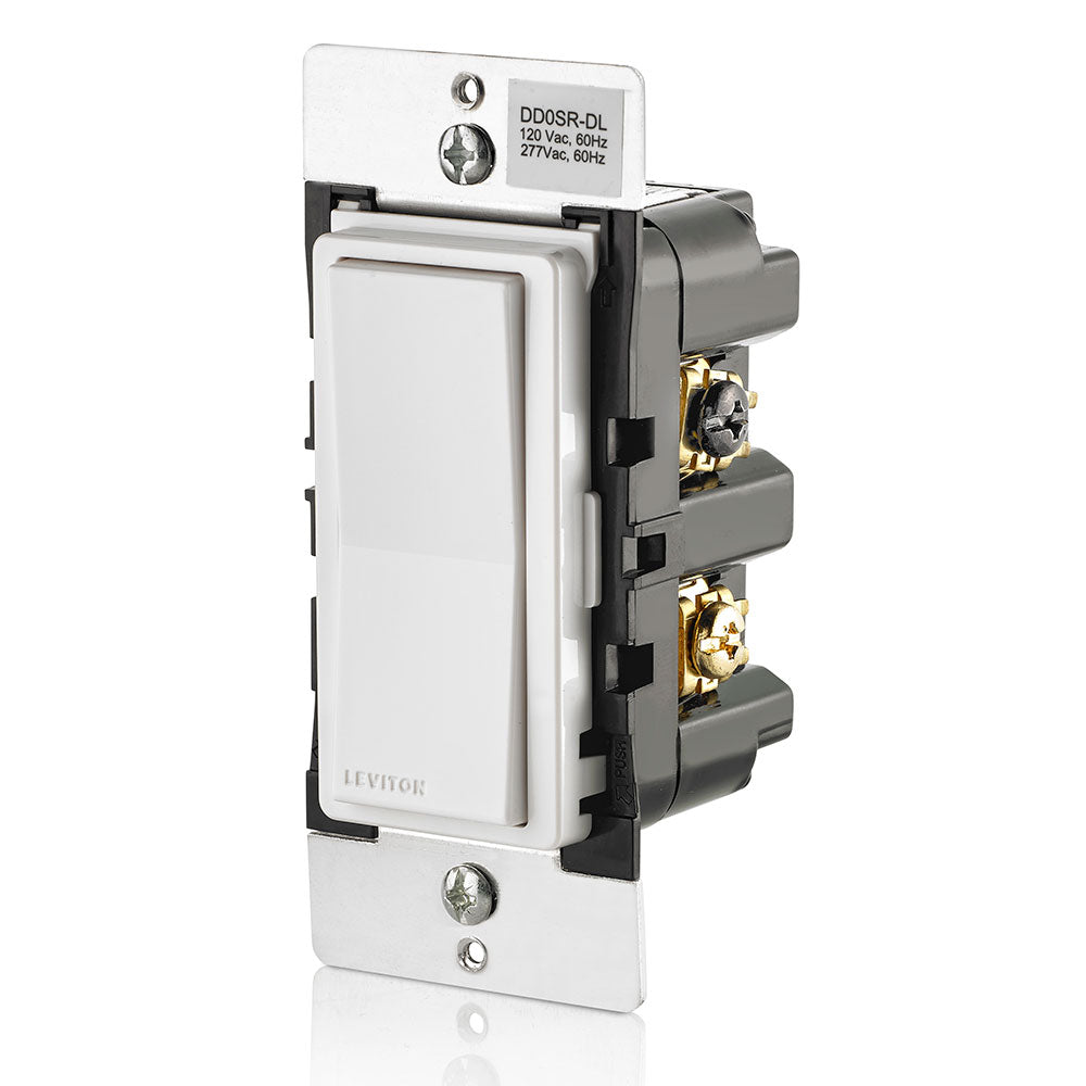 Leviton DD0SR-DLZ | Decora Smart Switch Companion with Locator LED for Multi-Location Switching, 120/277VAC, 60Hz