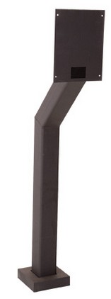 Door King 1200-038 | Mounting Post Heavy-Duty Architectural Style Offset In-Ground Mount