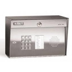 Door King 1808-085 | Telephone Entry System, 16-Digit Dialing, Surface Mount, 16 Volt Ac, 11" W X 6.375" D X 7.375" H, Stainless Steel Faceplate