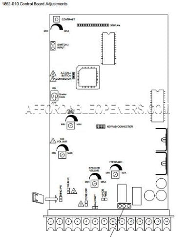 Door King 1902-010 | Lcd Display; Single Line, 16 Character. Use With 1802 Epd.