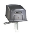 Door King 2600-674 | Gate Operator Post Mount Kit, Black, For 6050/6100 Gate Operator