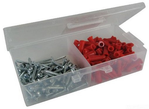 L. H. Dottie RD2 | 6 Red Conical Anchor Kit With Pan Head Combo Drive Screws