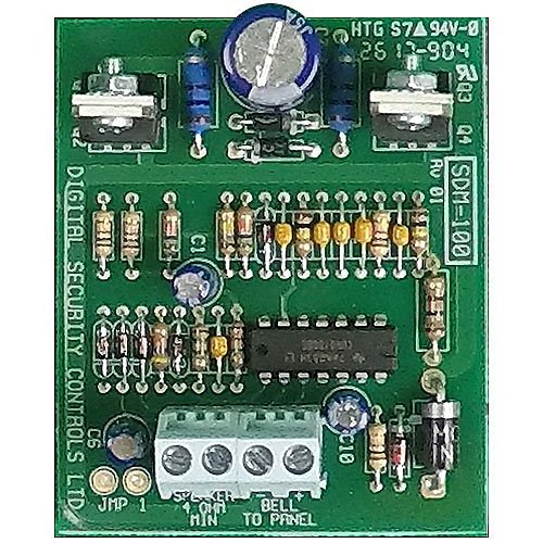 DSC SDM-100 | Siren Driver Module, 2.25 Inch X 2.75 Inch, 6 - 15 Volt Dc, 0.75 - 2 Amp