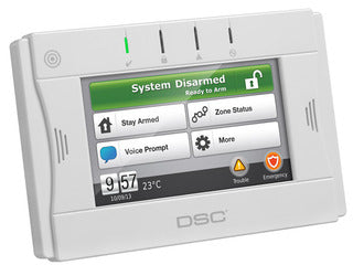 DSC WTK5504P | Wireless Touchscreen Arming Station, 2-way