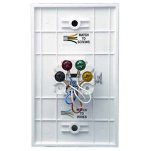 Datacomm Electronics 20-1521 | Color-Rite Phone Plate, Mid-Size, Ivory
