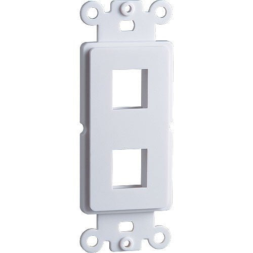 Datacomm Electronics 20-5142 | Decor Plate Insert for 1 Keystone, White